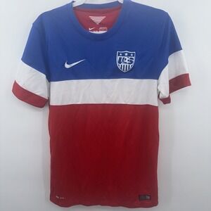 USMNT 2014 Team USA Soccer NIKE Authentic Bomb Pop Jersey Men's Small